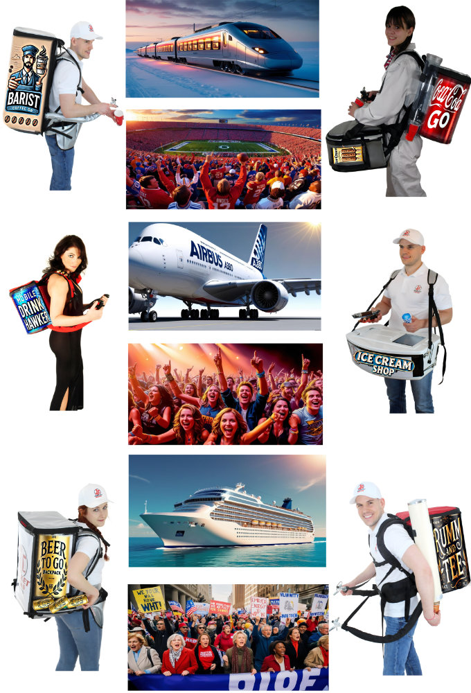 bier verkaufs equipment rocketpacks