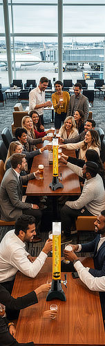 Professionelle Biersäule als Tischzapfanlage für Gastronomie und private Events.